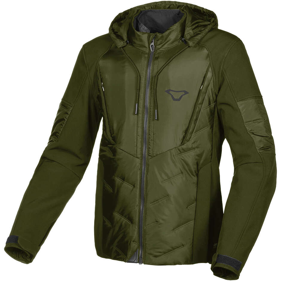 Giacca Moto SoftShell Donna Macna Cocoon Verde
