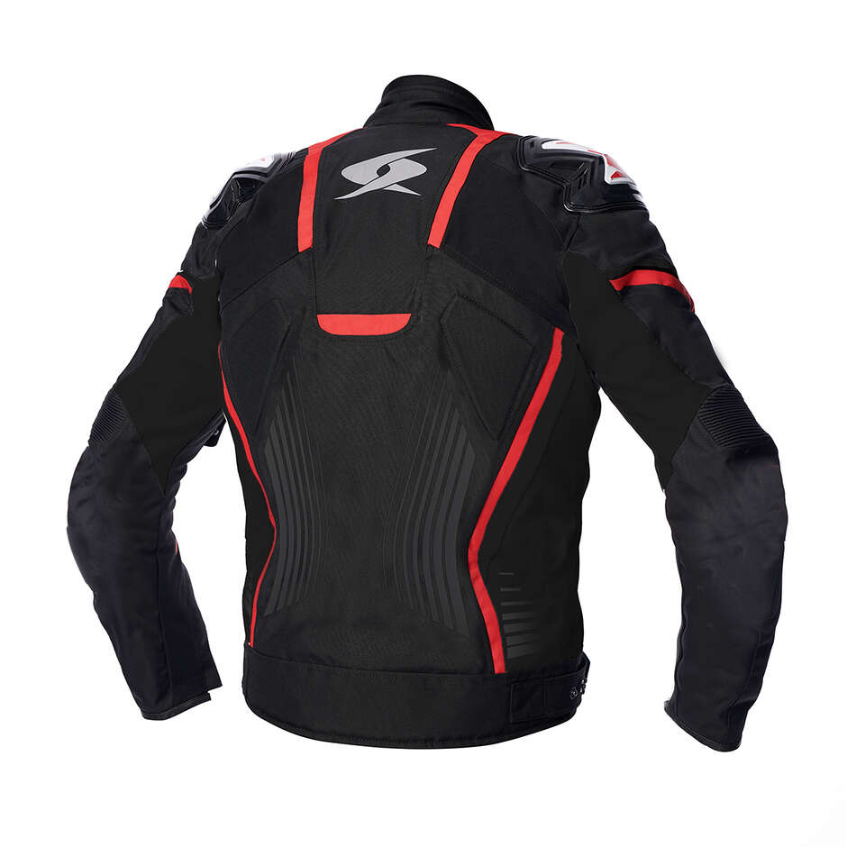 Giacca Moto Tecnica Spyke Aragon GT Dry Tecno Nero Rosso 