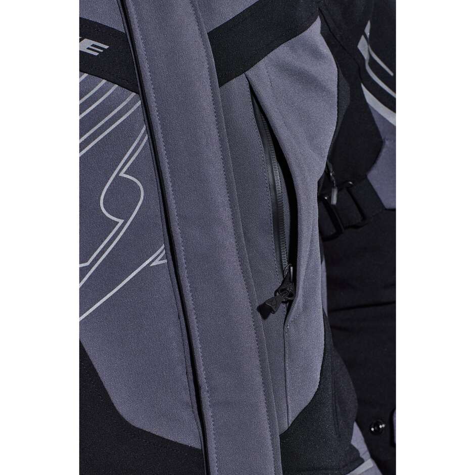 Giacca moto tecnica Spyke Artica dry Tecno Laminata Grigio Nero