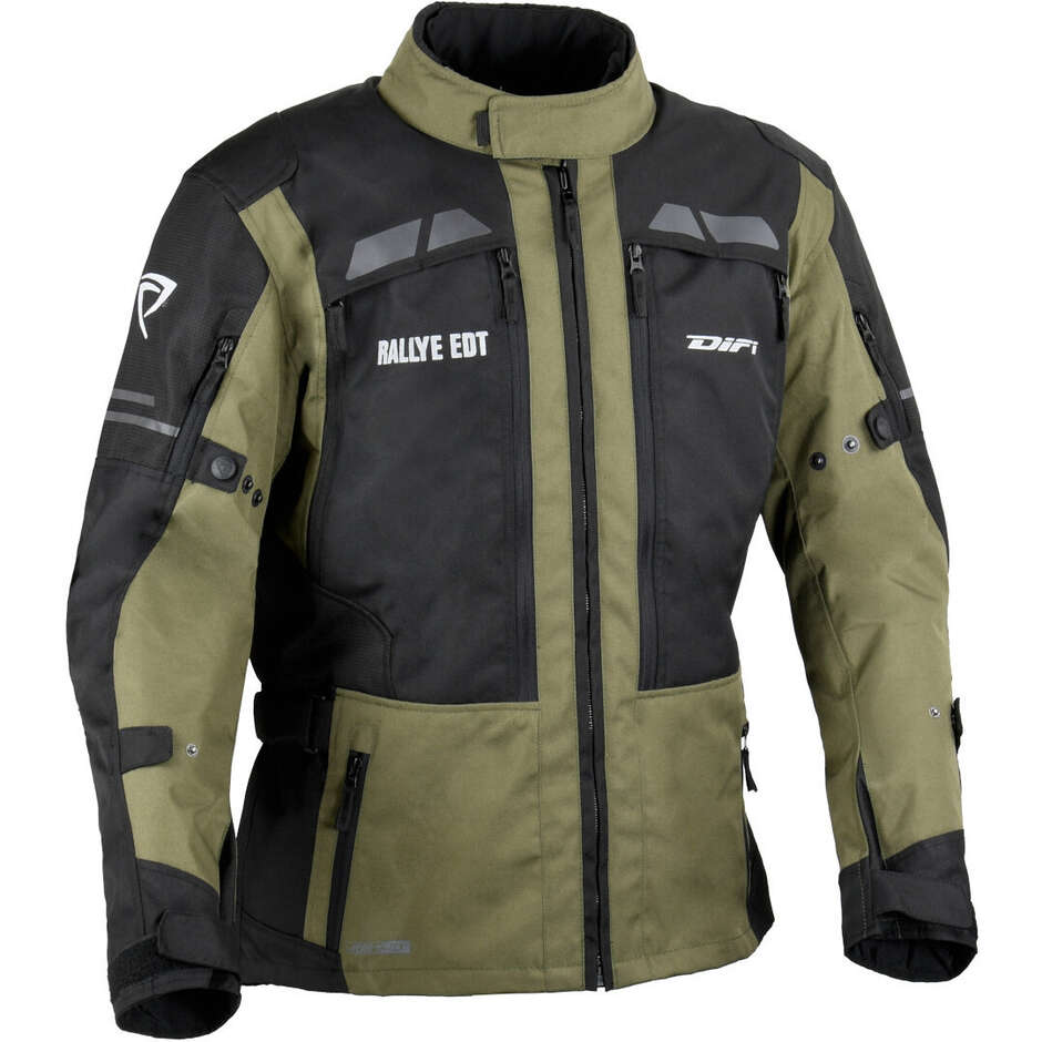 Giacca Moto Tessuto Granada Aerotex Nero Verde taglia 3XL