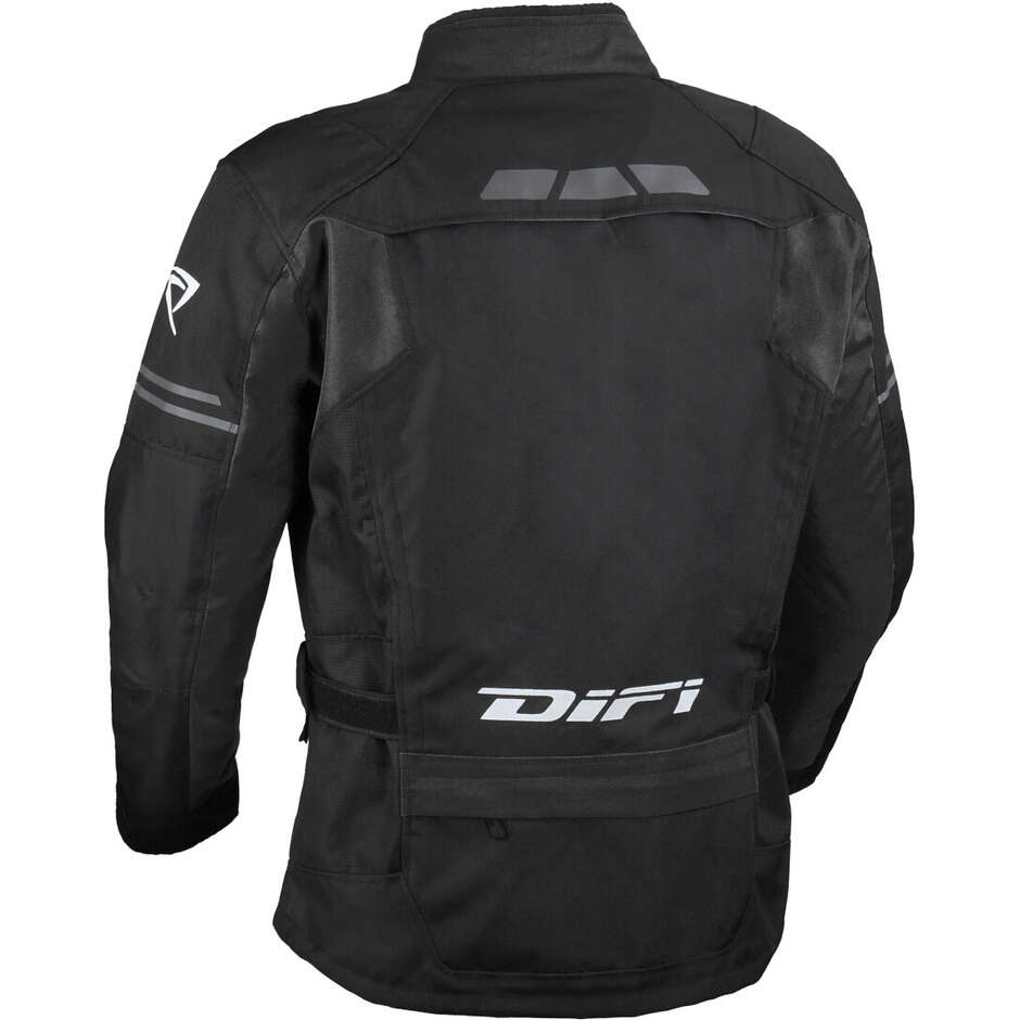 Giacca Moto Tessuto DIFI Granada Aerotex Nero