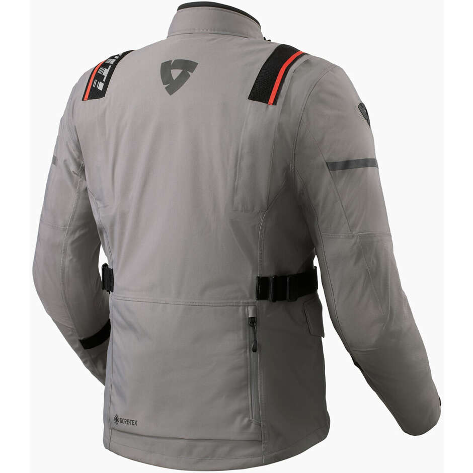 Giacca Moto Touring in Gore-Tex Rev'it VERTICAL GTX Grigio Scuro
