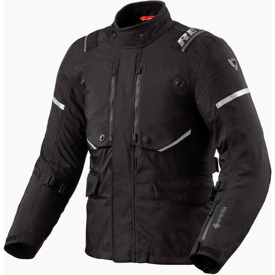 Giacca Moto Touring in Gore-Tex VERTICAL GTX Nero Arg taglia L