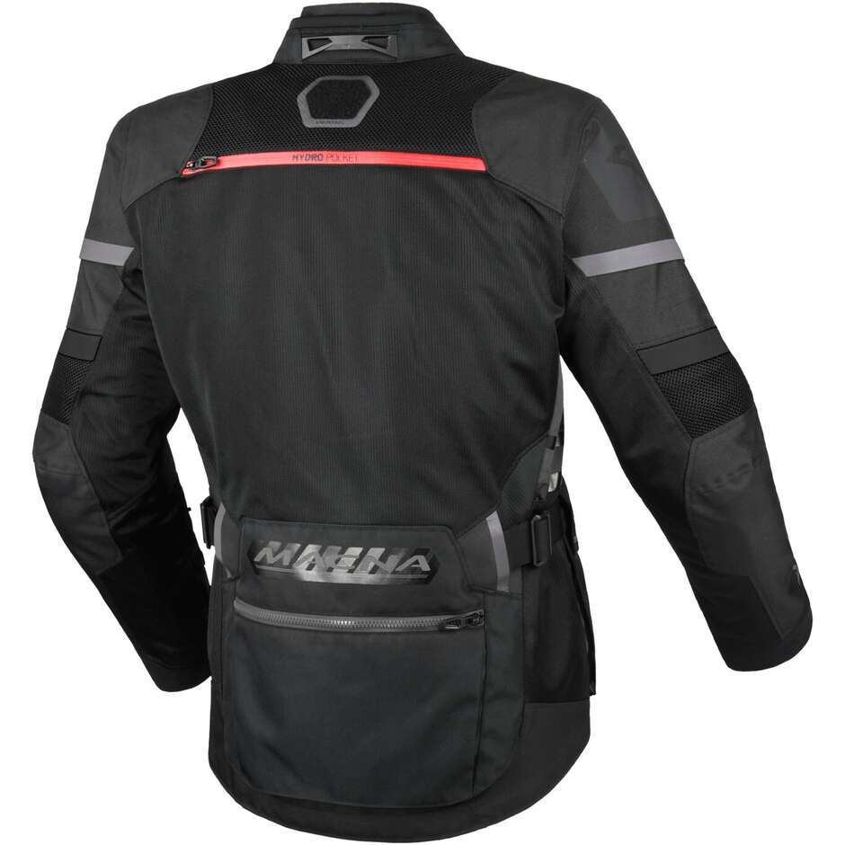 Giacca Moto Touring Macna Captane Nero