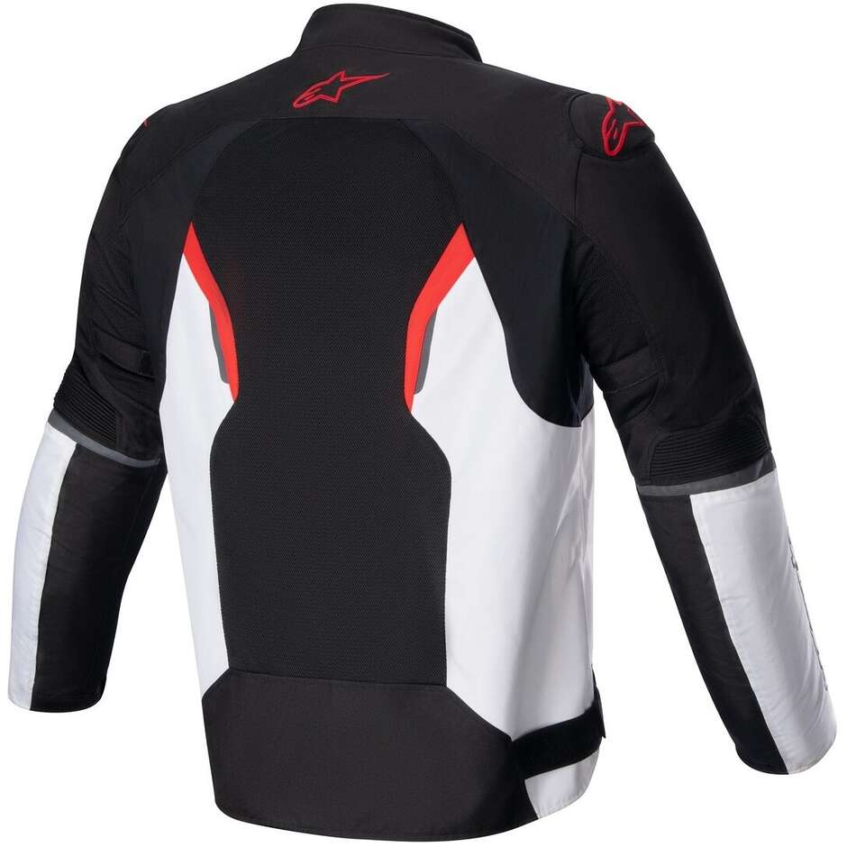 Giacca Moto Traforata Alpinestars AST V2 AIR JACKET Rosso Bianco Nero Rosso vivo