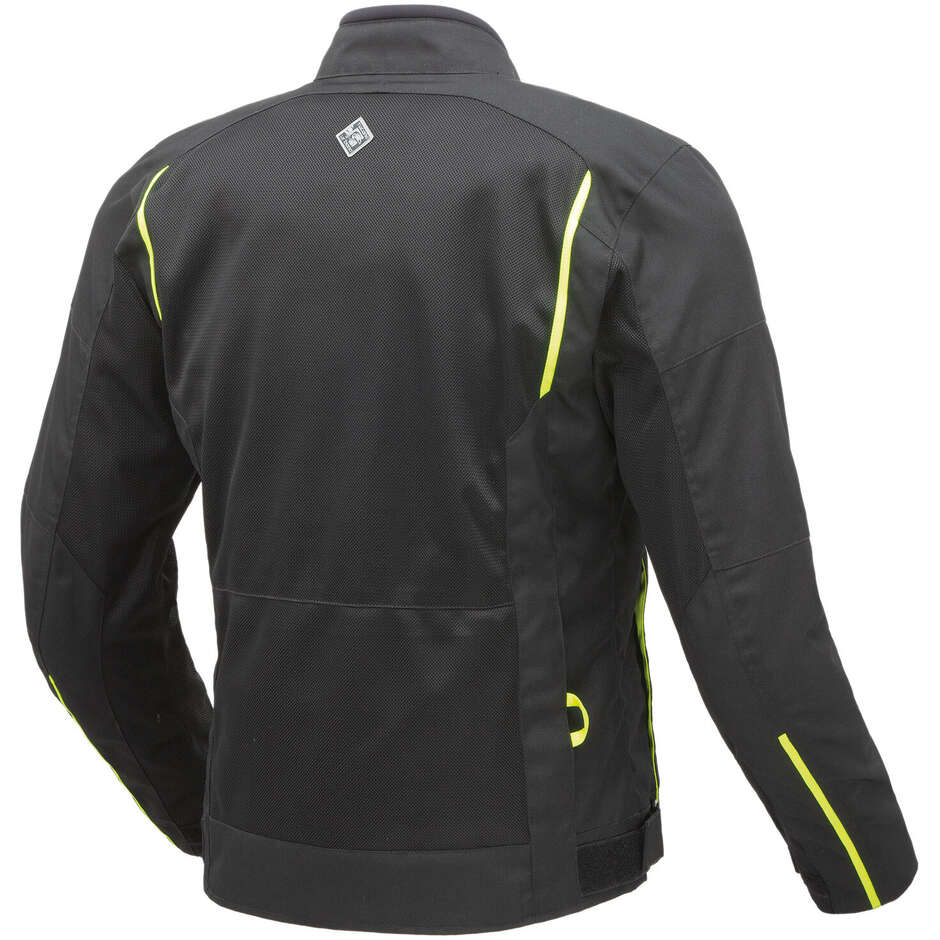 Giacca Moto Tucano Urbano 8220mf201 NETWORK 3G Nero Giallo Fluo