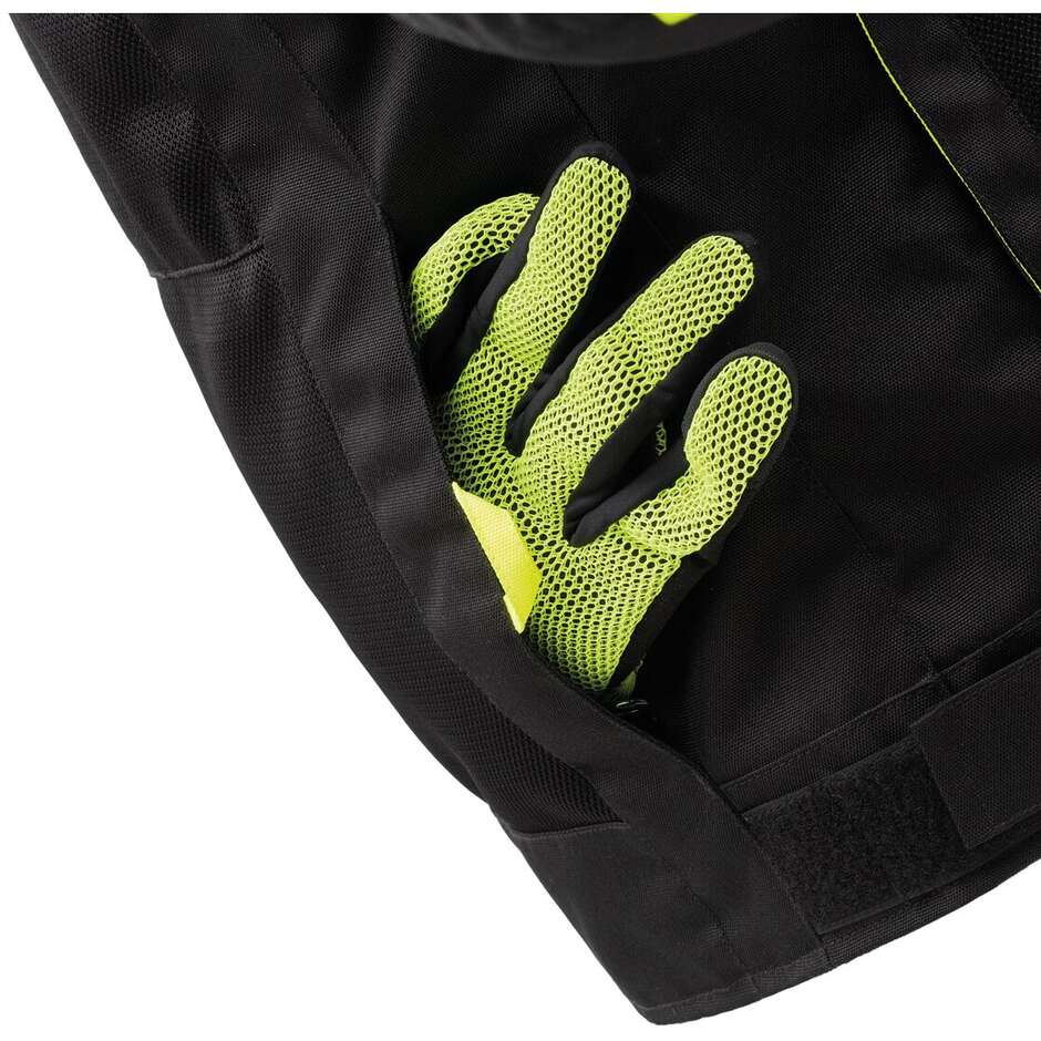 Giacca Moto Tucano Urbano 8220mf201 NETWORK 3G Nero Giallo Fluo