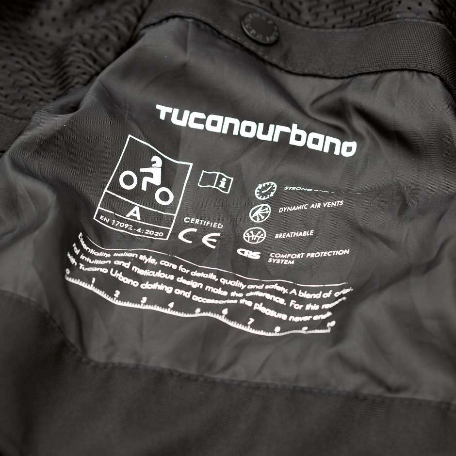 Giacca Moto Tucano Urbano 8220mf201 NETWORK 3G Nero Nero