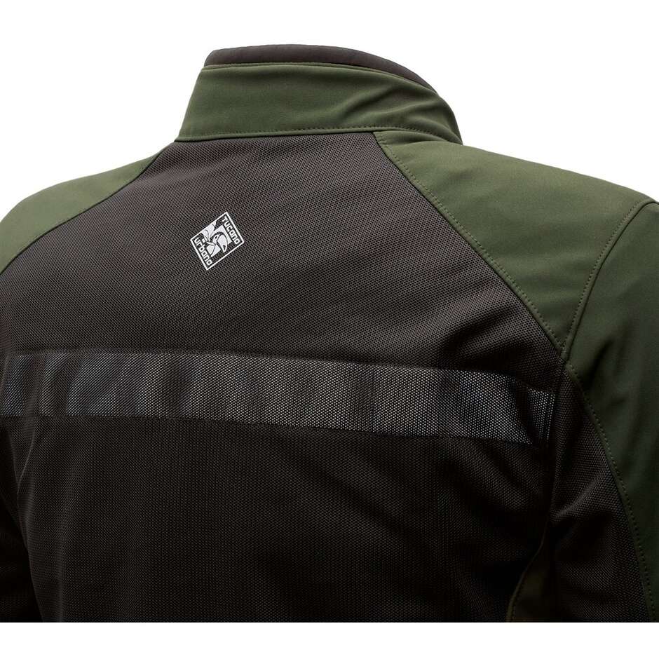 Giacca Moto Tucano Urbano Traforata 8224mf419 URBAN NETWORK Nero Salvia
