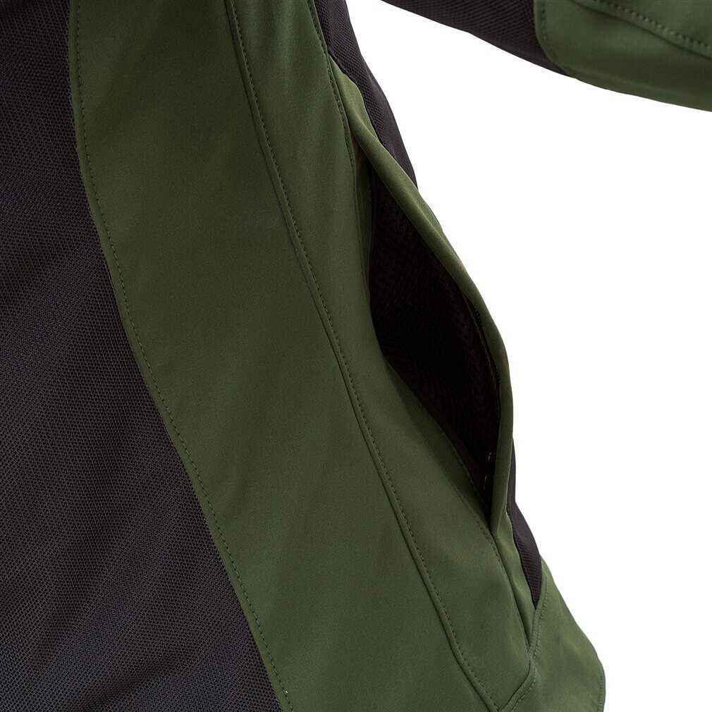 Tucano Urbano Giacca Moto Uomo Network 3g In Tessuto Mesh Certificata CE - Nero/Giallo Fluo - 6