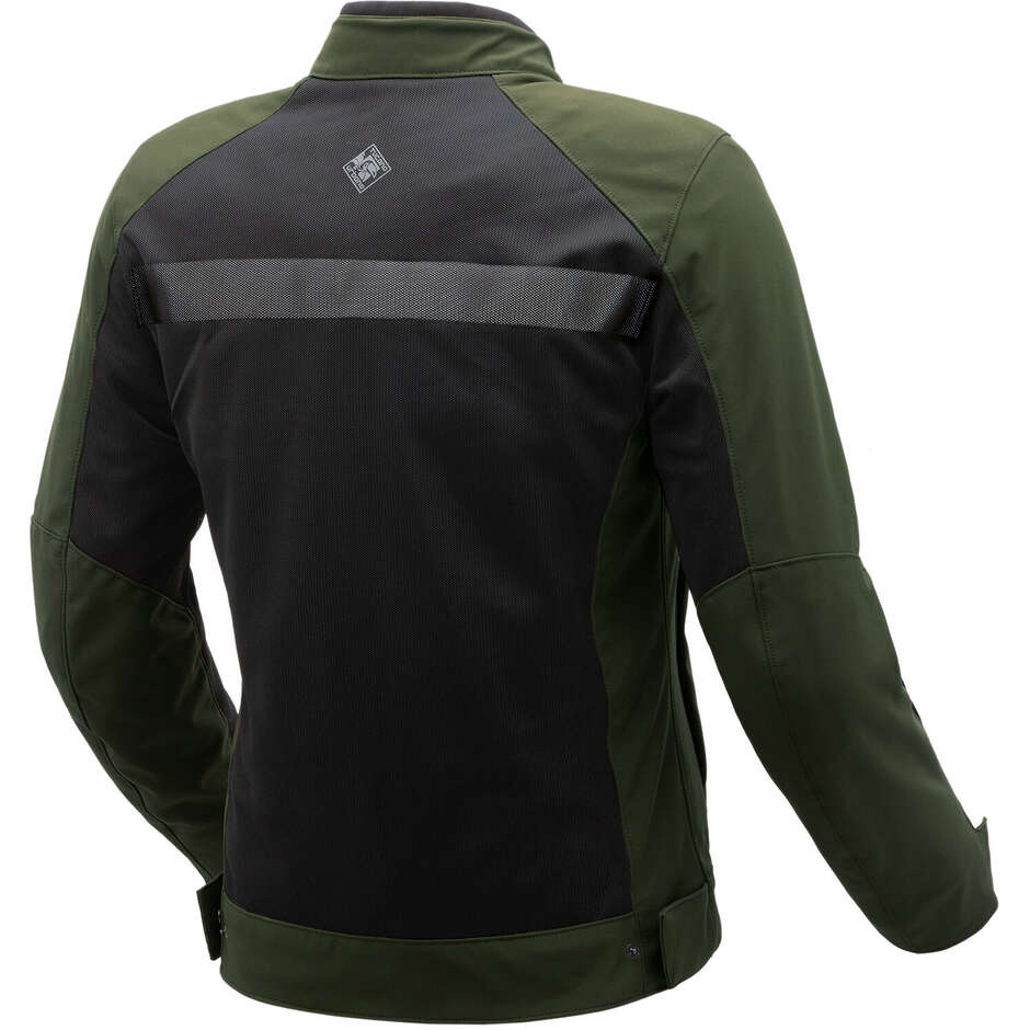 Giacca Moto Tucano Urbano Traforata 8224mf419 URBAN NETWORK Nero Salvia