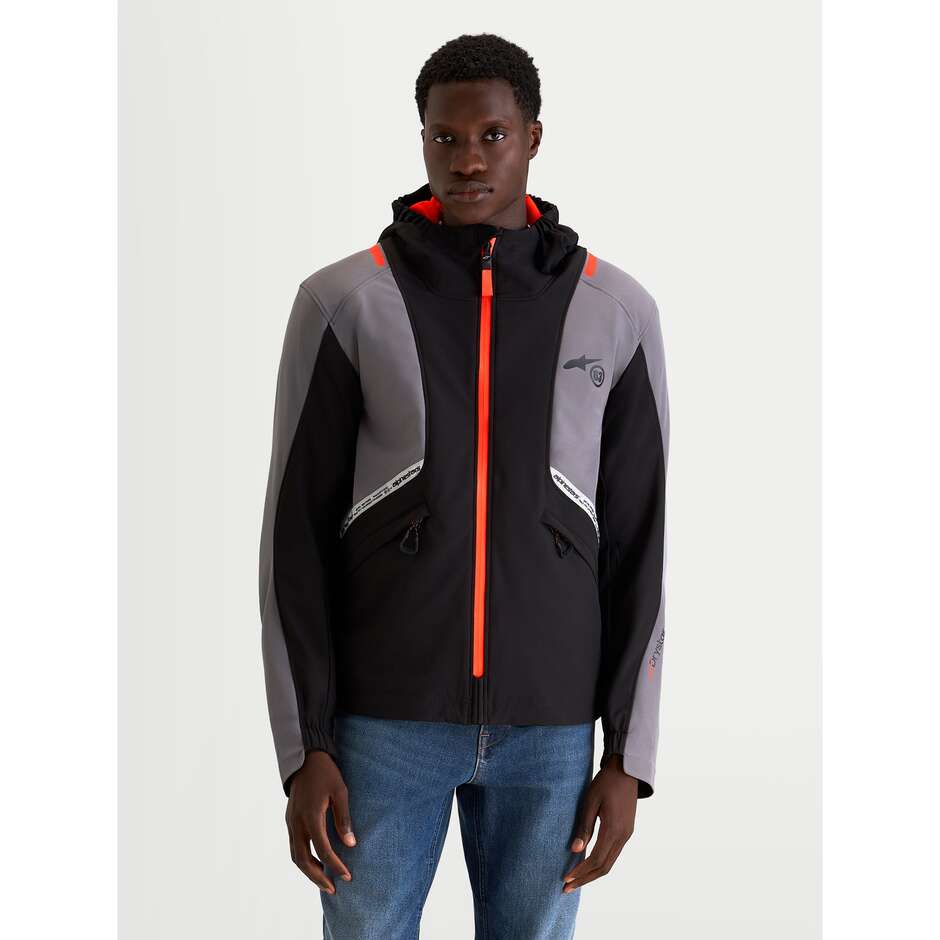 Giacca Moto Urban Alpinestars C-5 DRYSTAR JACKET Nero Grigio Scuro