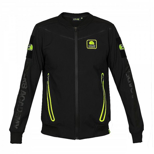 Giacca Vr46 Riders Academy Collection Fleece Jacket Nero