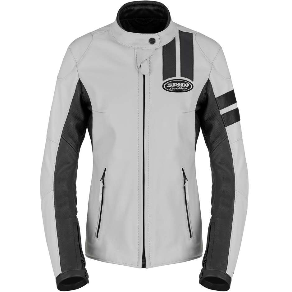 Giacche Moto Donna Pelle ROAR LADY Nero Ghiaccio taglia 46