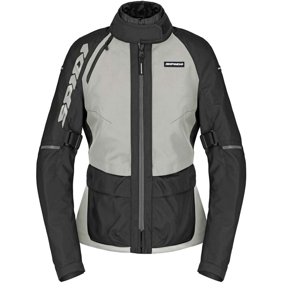 Giacche Moto Donna Tessuto CROSSMASTER 2 LADY Nero Ghi taglia XS