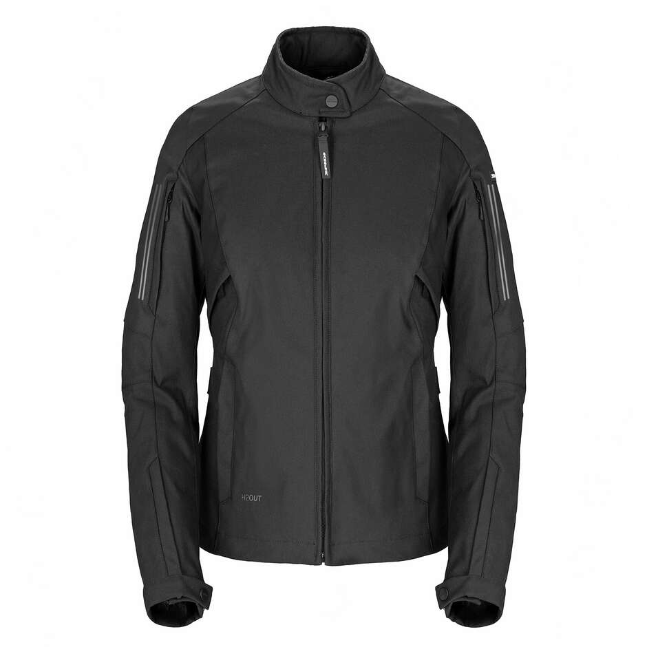Giacche Moto Donna Tessuto STRETCH LADY H2OUT Nero taglia M