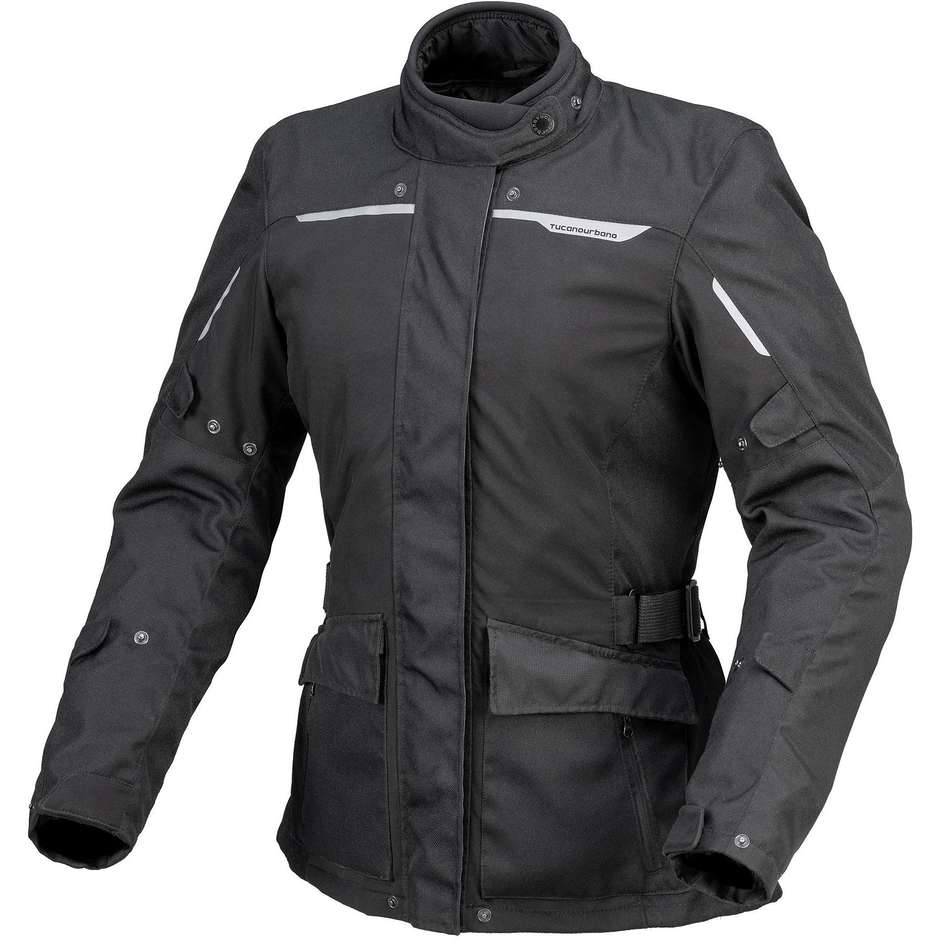 Giacche Moto Donna Tessuto Tucano Urbano 8209wf201 4STROKE LADY Nero