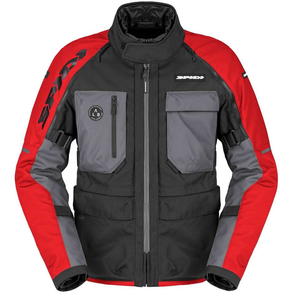 Giacche Moto Tessuto CROSSMASTER 2 Rosso taglia 5XL