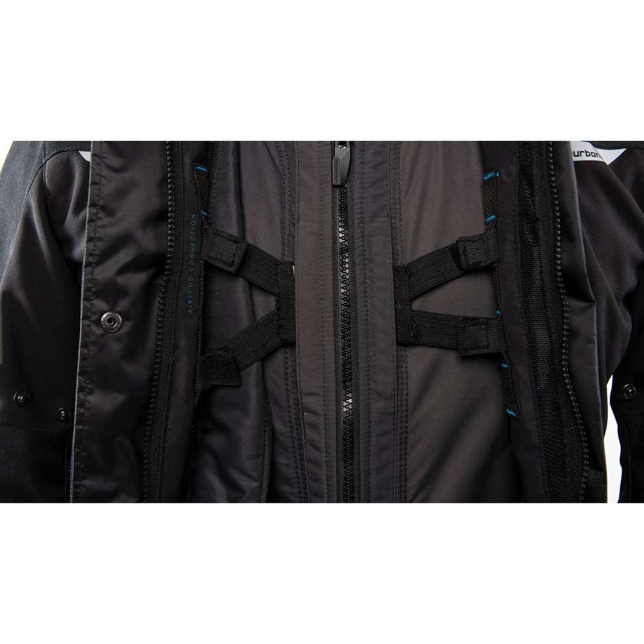 Giacche Moto Tessuto Tucano Urbano 8222mf095 AIRSCUD JACKET Nero