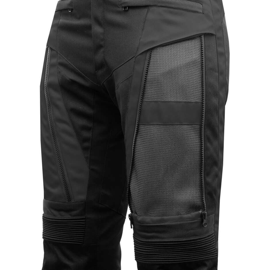 GIBRALTAR Pantalon Moto Tissu T-ur Noir
