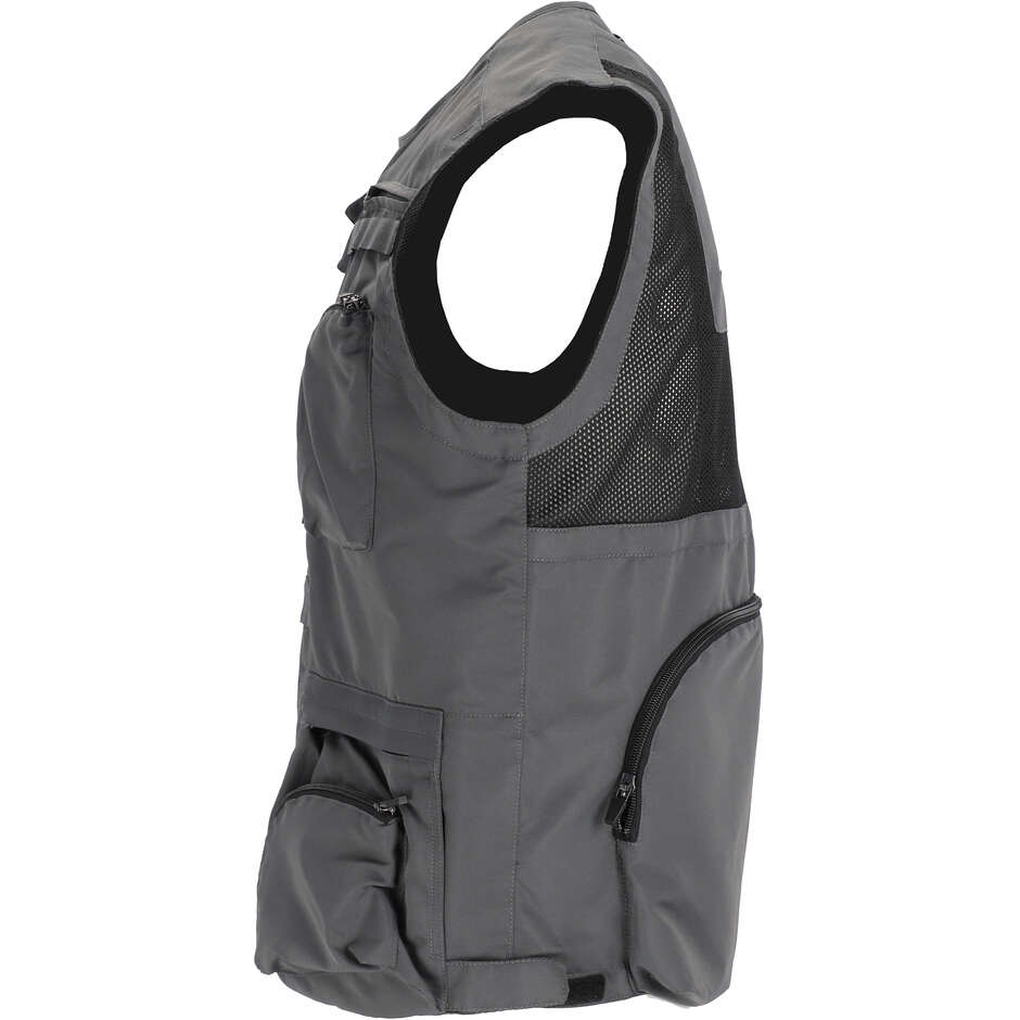 Gilet Acerbis PHOTOGRAPHER gris foncé