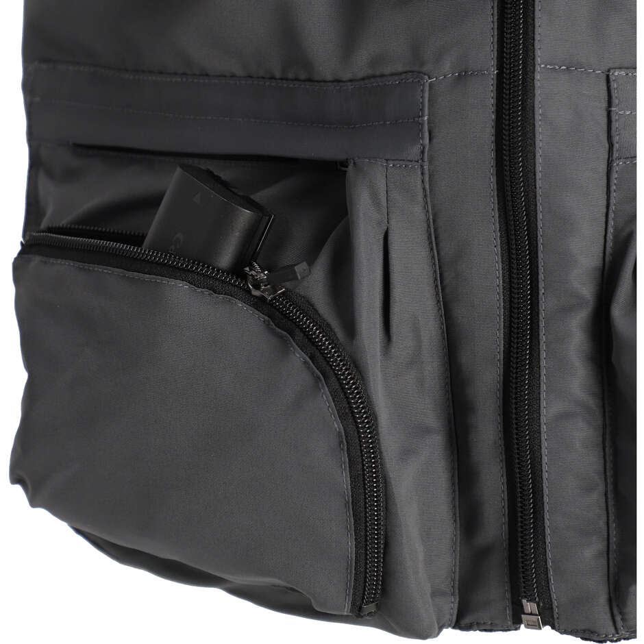 Gilet Acerbis PHOTOGRAPHER gris foncé