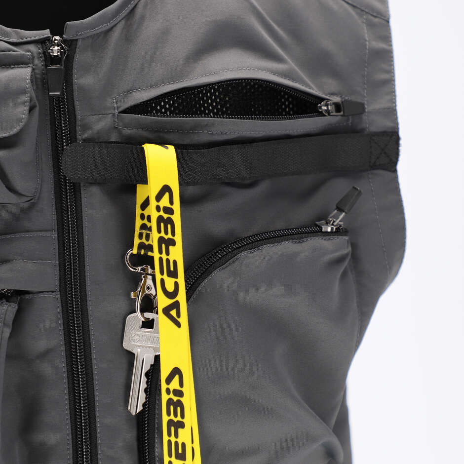 Gilet Acerbis PHOTOGRAPHER gris foncé