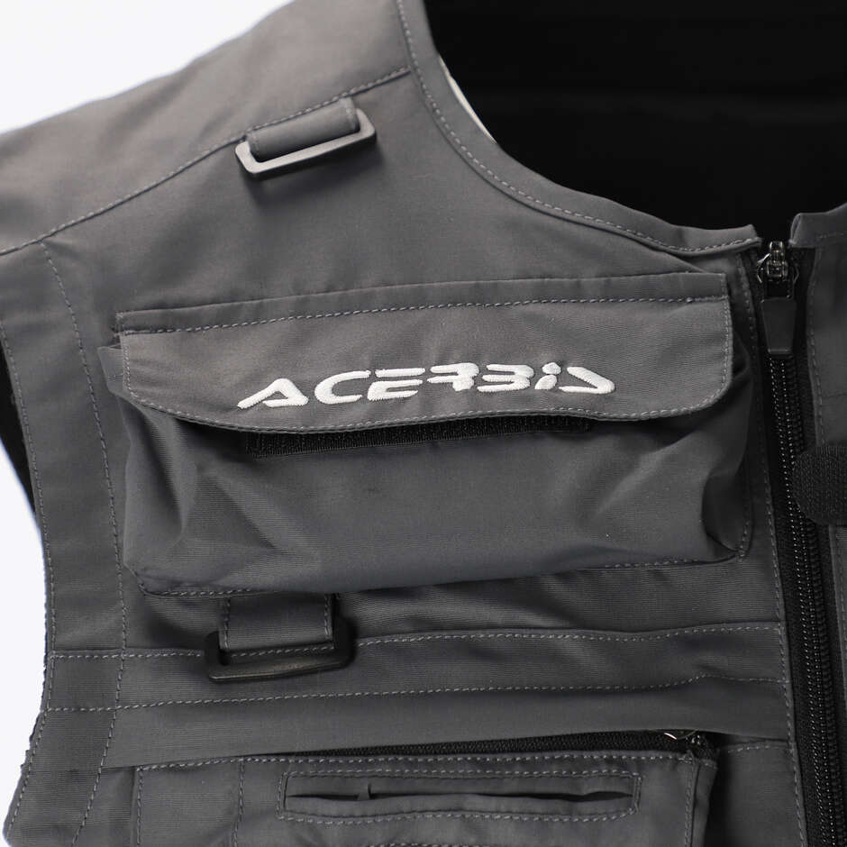 Gilet Acerbis PHOTOGRAPHER gris foncé