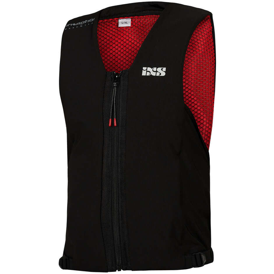 Gilet airbag moto iXS IPRO 1.0 noir rouge