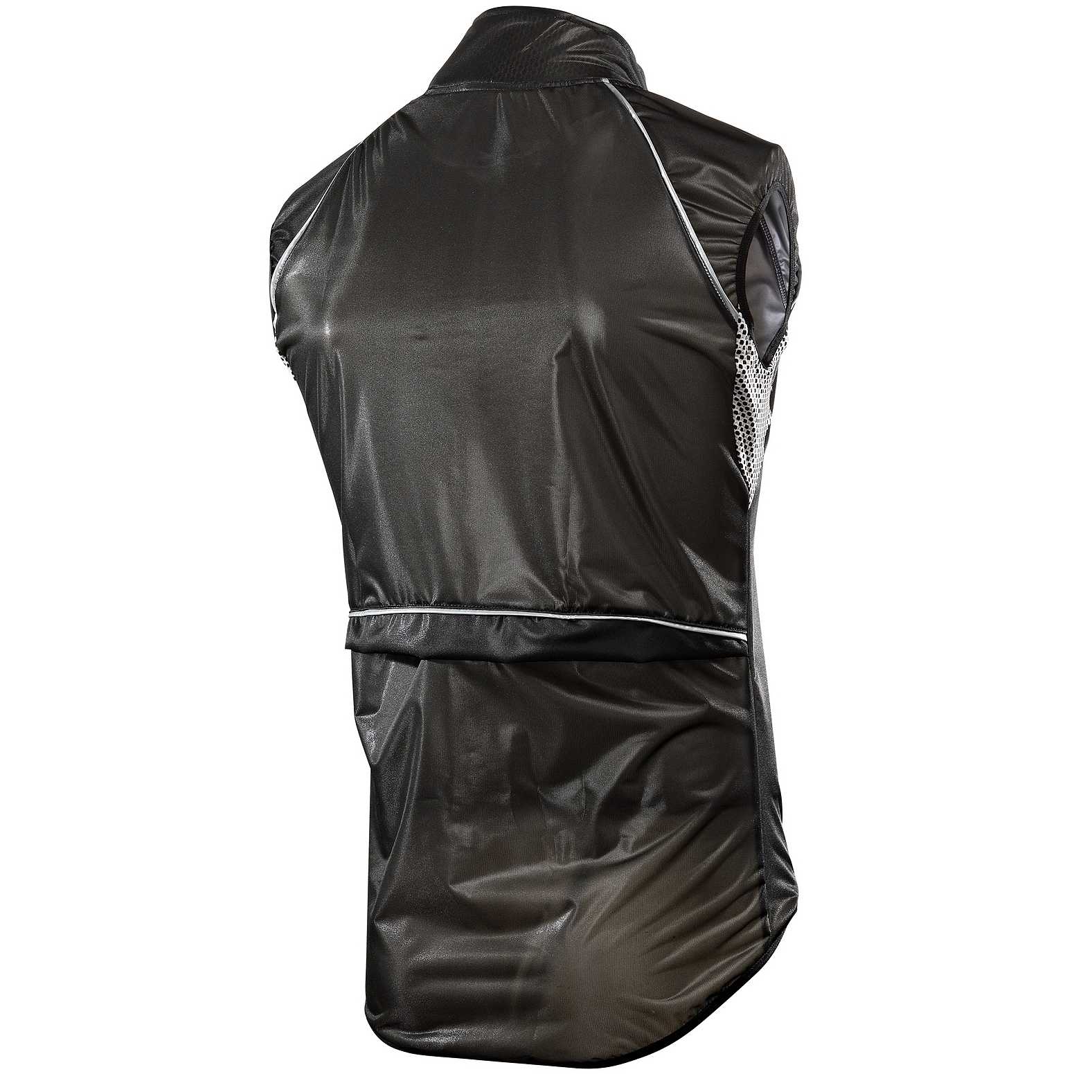 Gilet Cycliste Sismic Homme, Taille S, Noir, Zippé Et Respirant