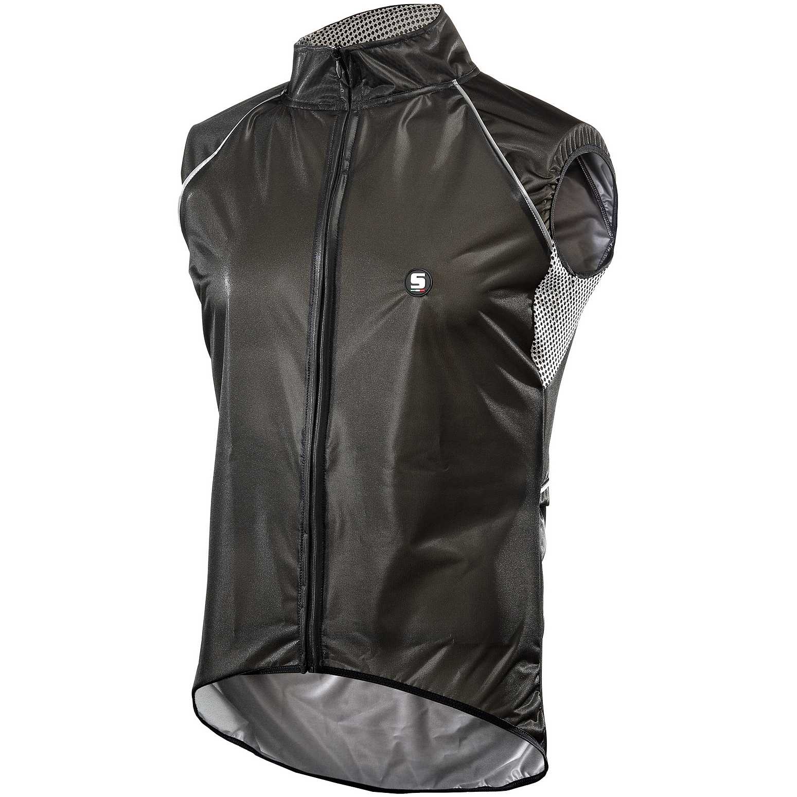 Gilet Cycliste Audi Par Cuore, Noir, Taille L, Coupe-vent Homme
