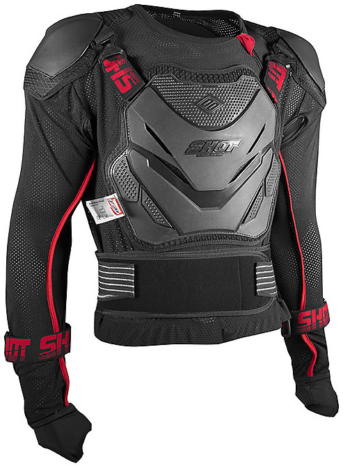 Gilet de protection Moto Cross Enduro Shot ANATOMIC Body Armor Noir Vente  en Ligne 