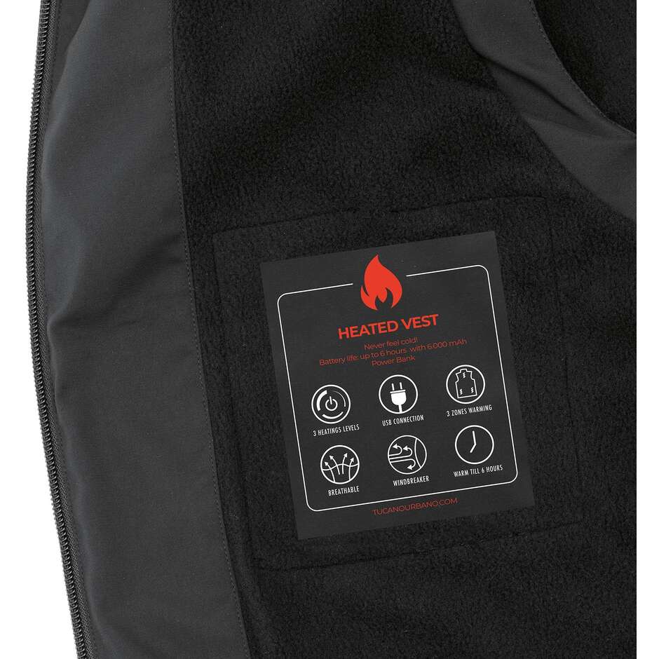 Gilet Donna Moto Termico Tucano Urbano 8279w TOPWARM GILET LADY Nero