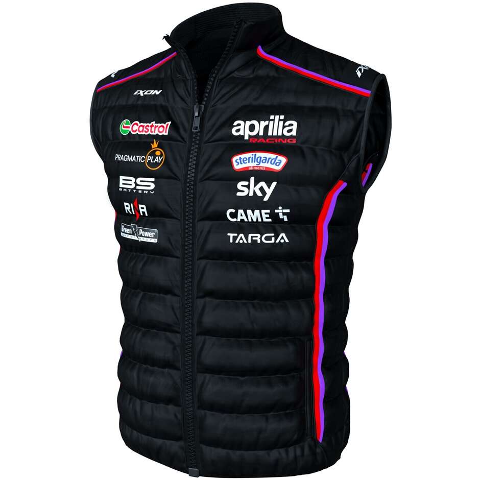 Gilet Ixon BDW1 APRILIA 25 Nero Rosso Neon