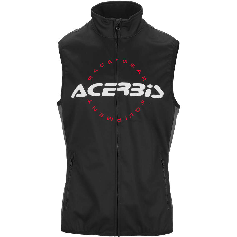 Gilet moto Acerbis LINEAR Off Road Softshell gris noir
