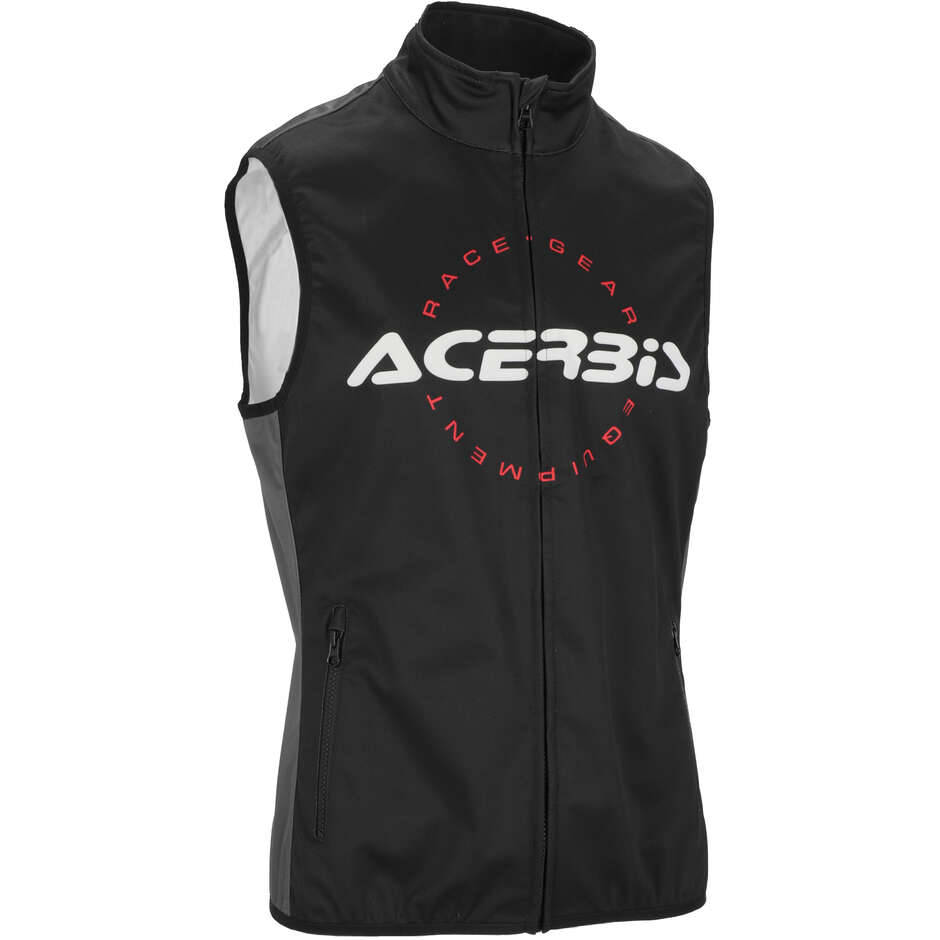 Gilet moto Acerbis LINEAR Off Road Softshell gris noir