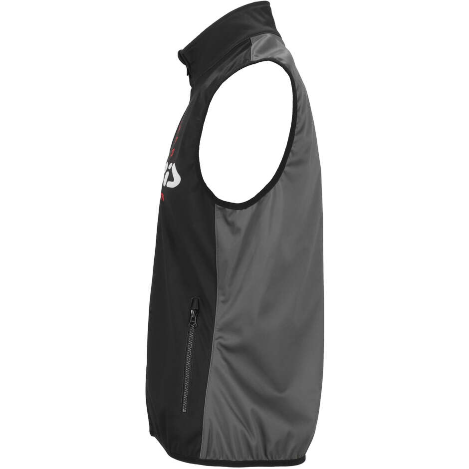 Gilet moto Acerbis LINEAR Off Road Softshell gris noir