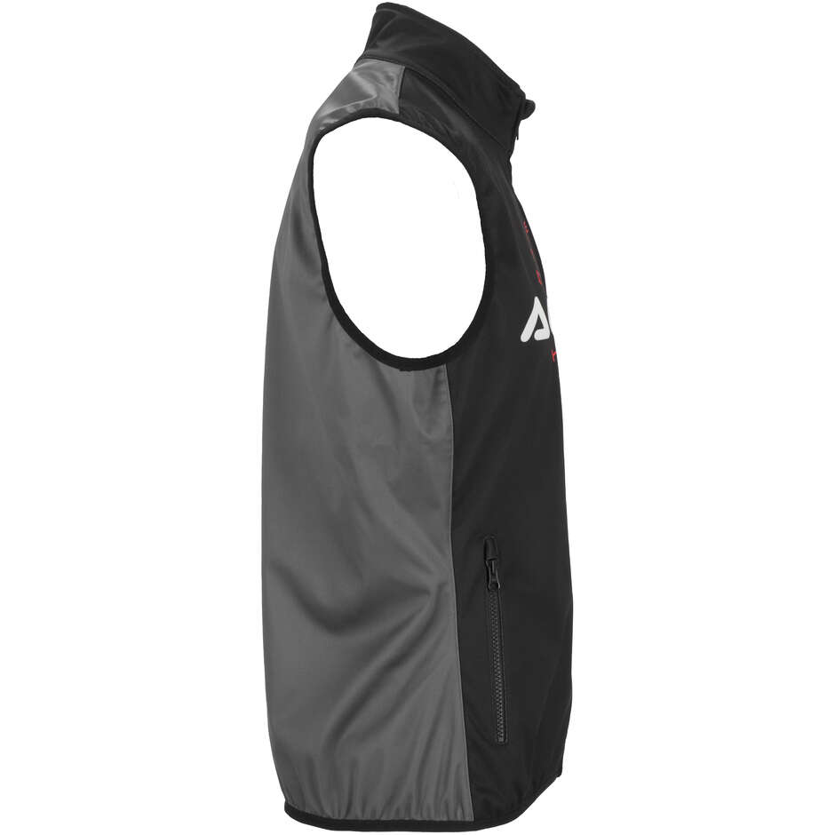 Gilet moto Acerbis LINEAR Off Road Softshell gris noir