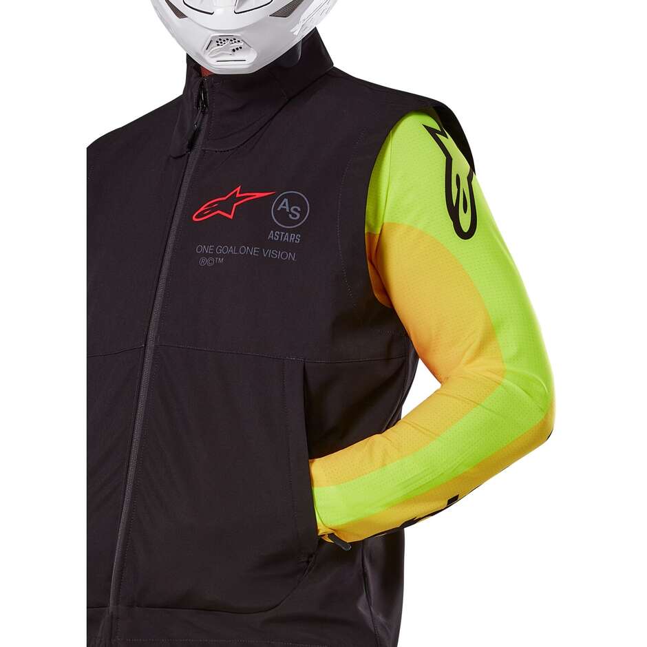Gilet Moto Cross Enduro Alpinestars TECHSTAR SOFTSHELL VEST Nero