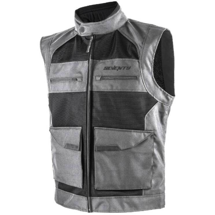 Gilet Moto Degrees SD-S3 SCIROCCO Nero Grigio taglia M