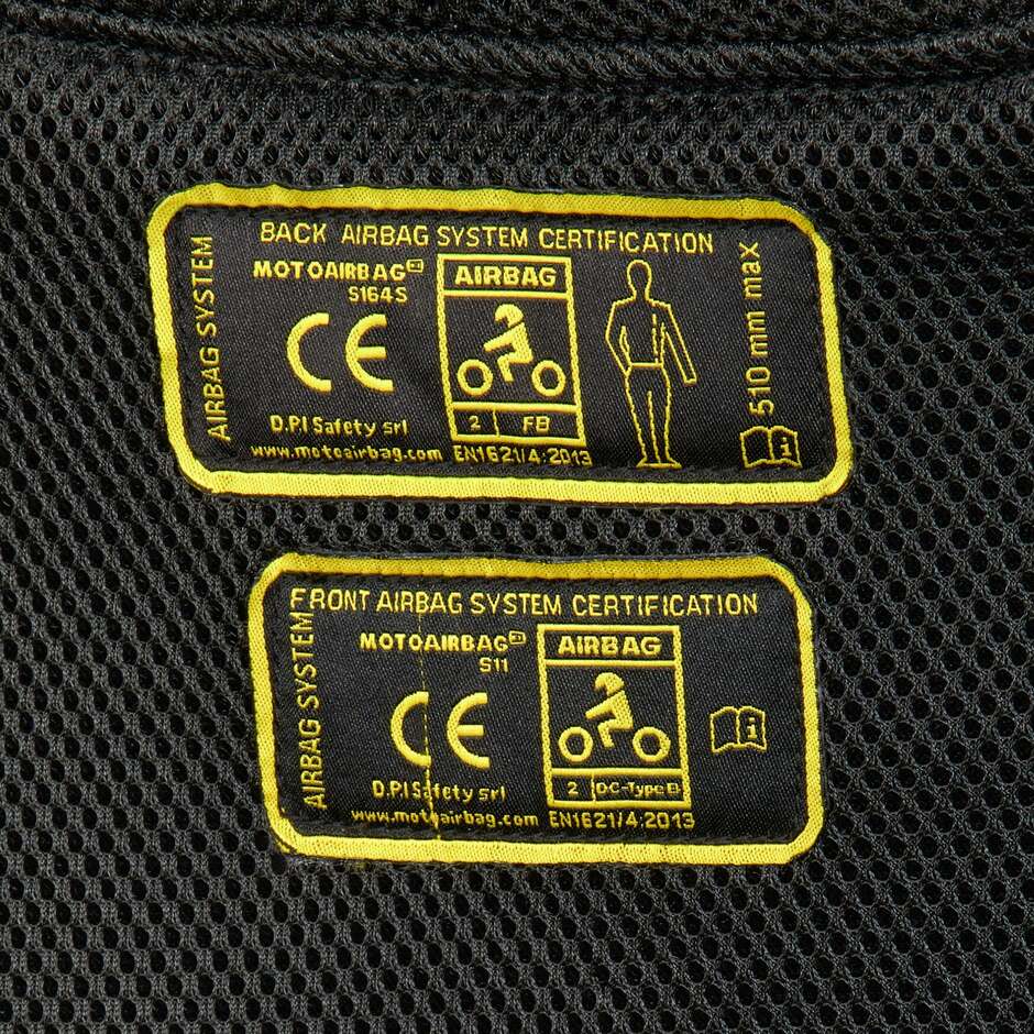 Gilet Motoairbag Mab V4.0 Airbag Grigio Nero