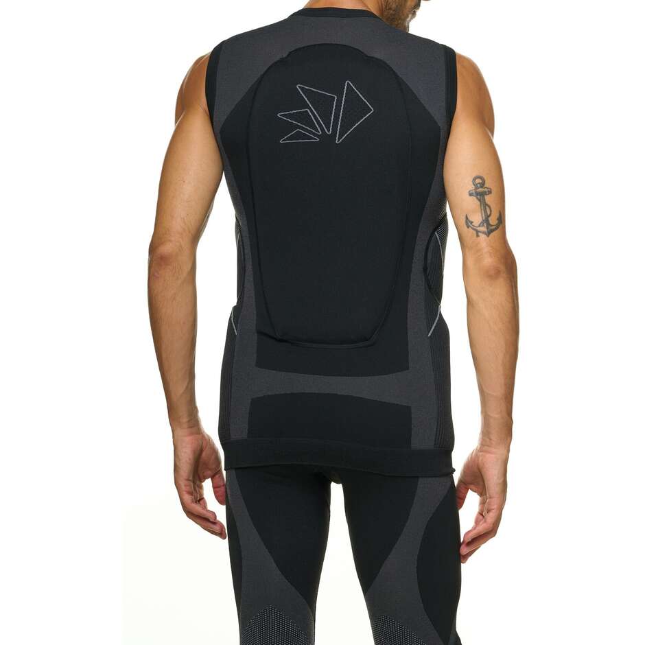 Gilet technique noir Sixs Pro-Tech PRM SMX avec protections