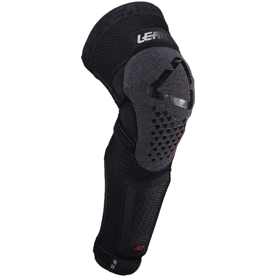 Ginocchiera 3DF 5.0 Evo Ext Junior per Ragazzo Leatt Nero
