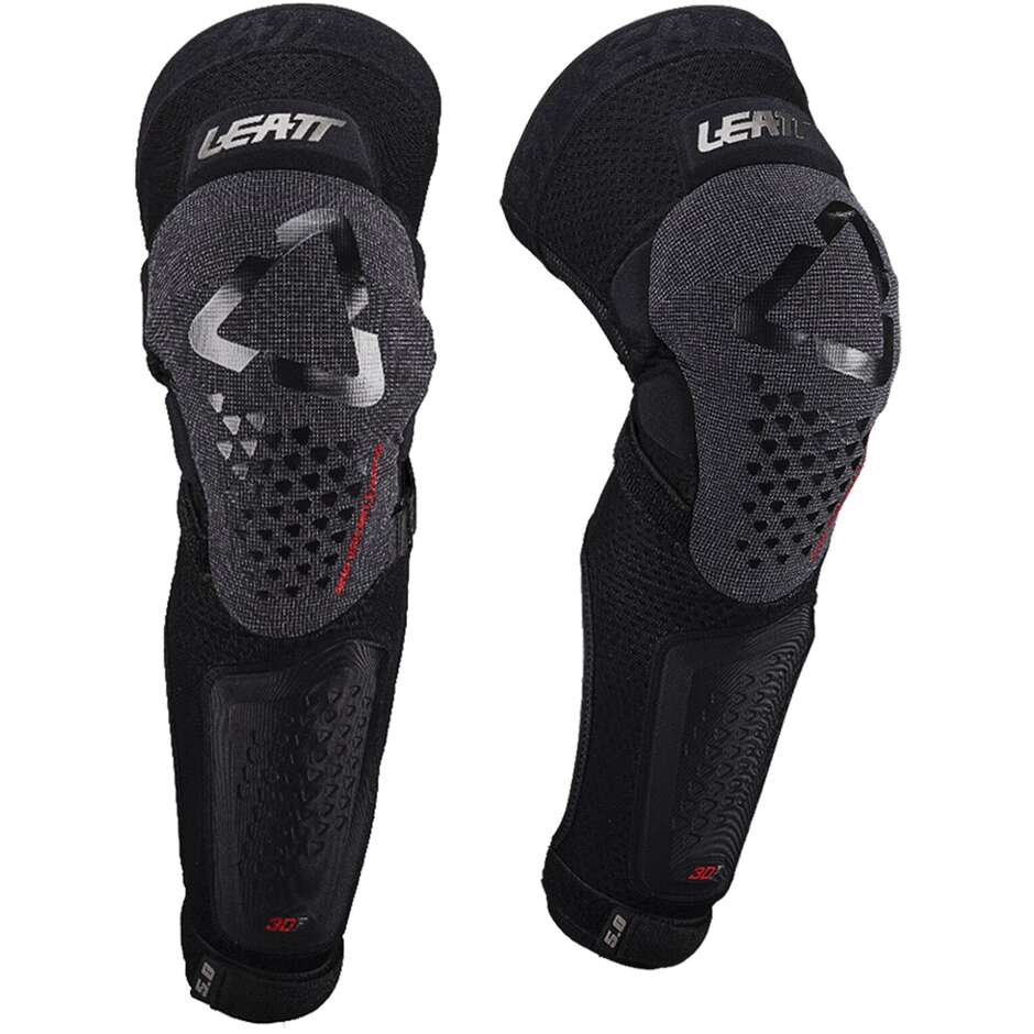 Ginocchiera 3DF 5.0 Evo Ext Junior per Ragazzo Leatt Nero