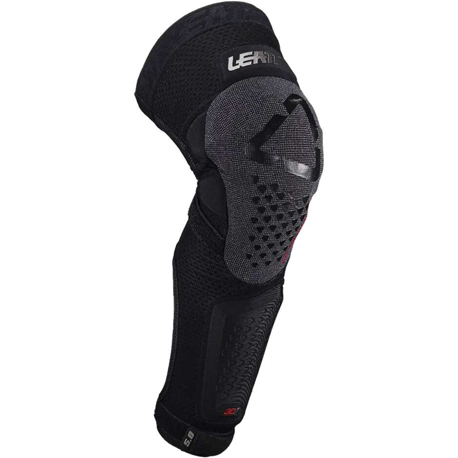 Ginocchiera Moto Leatt KNEE GUARD 3DF 5.0 EVO EXT Nero