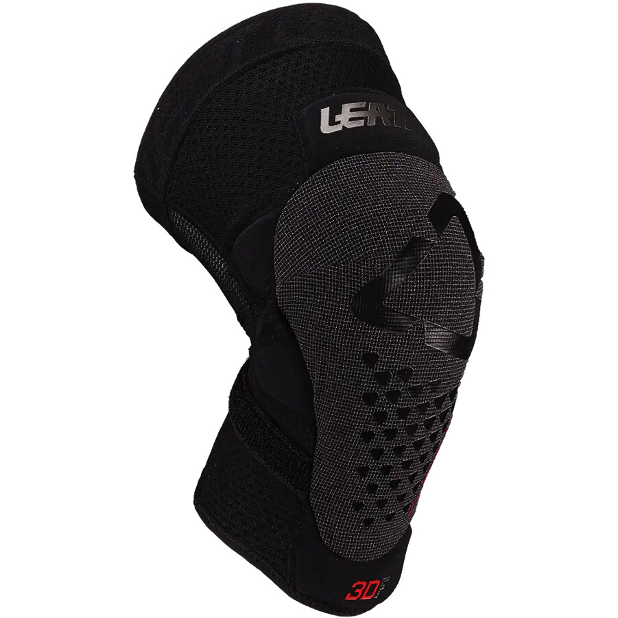 Ginocchiera Moto Leatt KNEE GUARD 3DF 5.0 EVO FASTFIT Nero