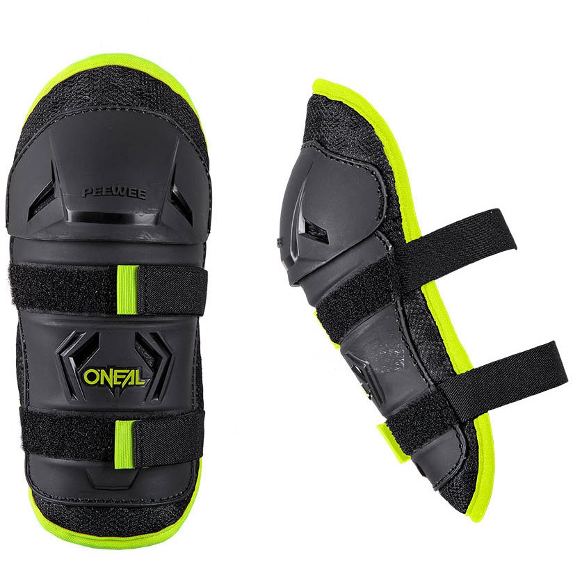 Ginocchiere Bambino Moto Cross Enduro PEWEE Nero Giallo