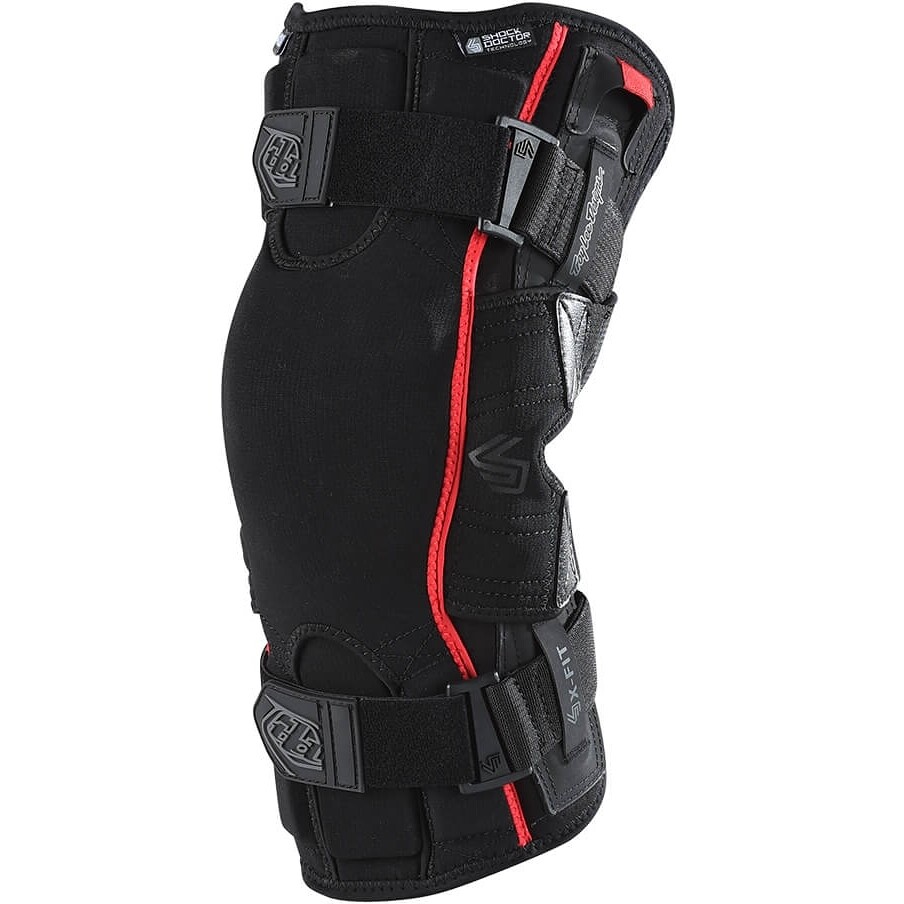 Ginocchiere Bici Troy Lee Design 6400 KNEE BRACE Nero taglia M