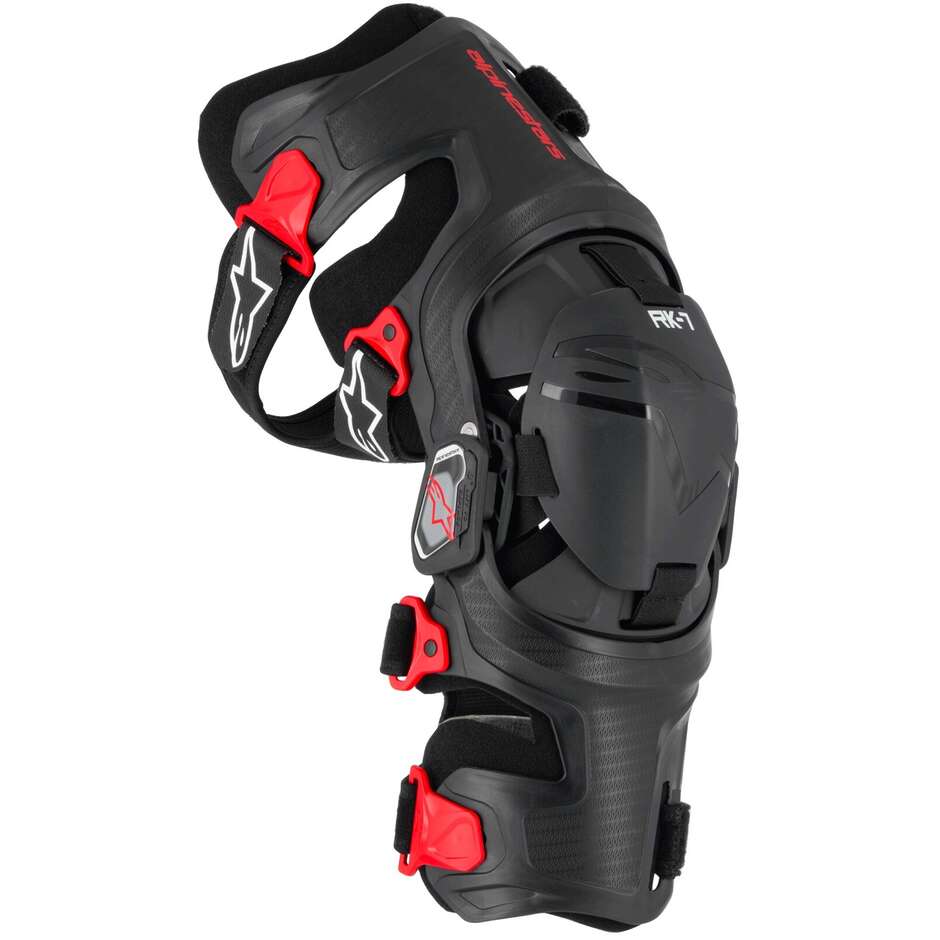 Ginocchiere Moto Cross Enduro RK-7 PLASMA Nero R taglia XL
