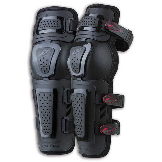 Ginocchiere Moto Cross Enduro Zandonà Kneeguard EVO Nero taglia unica